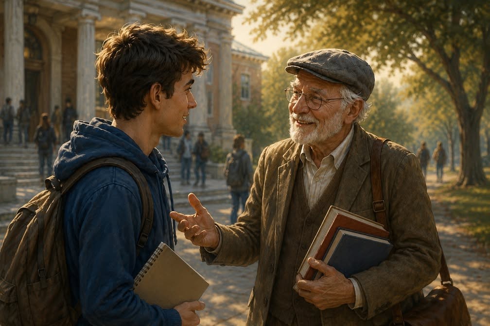 HISTORIA O STUDENCIE CZAS UPŁYNIE NIEZALEŻNIE OD NASZYCH DECYZJI. WARTO WIĘC POŚWIĘCIĆ GO NA TO, CO NAPRAWDĘ MA DLA NAS ZNACZENIE.